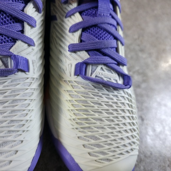 Asics Solution Speed FF 2 White Amethyst 1042A136-104 Women\'s 9.5 *Read Desc.